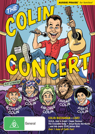 The Colin Concert DVD, Digital Download DVD and Individual Clips